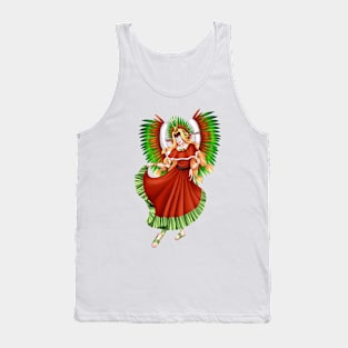 Christmas Quetzalcoatl Dress Rudes Mask Tank Top